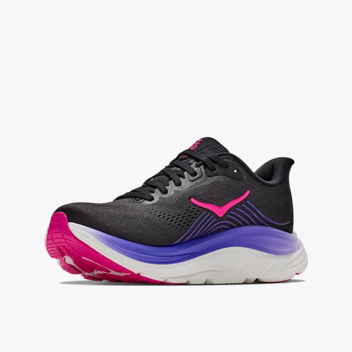 Women's Clifton 11-black / neon nebula