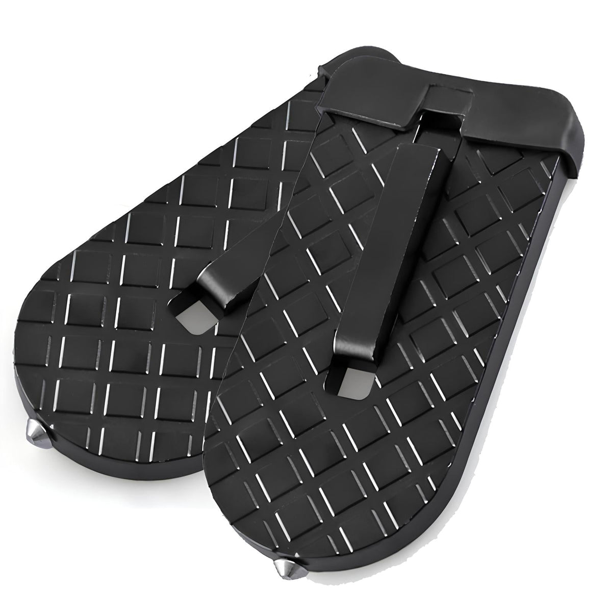 Car Door Step Folding Aluminum Alloy Car Step Universal Fit Most Cars SUVs and Trucks