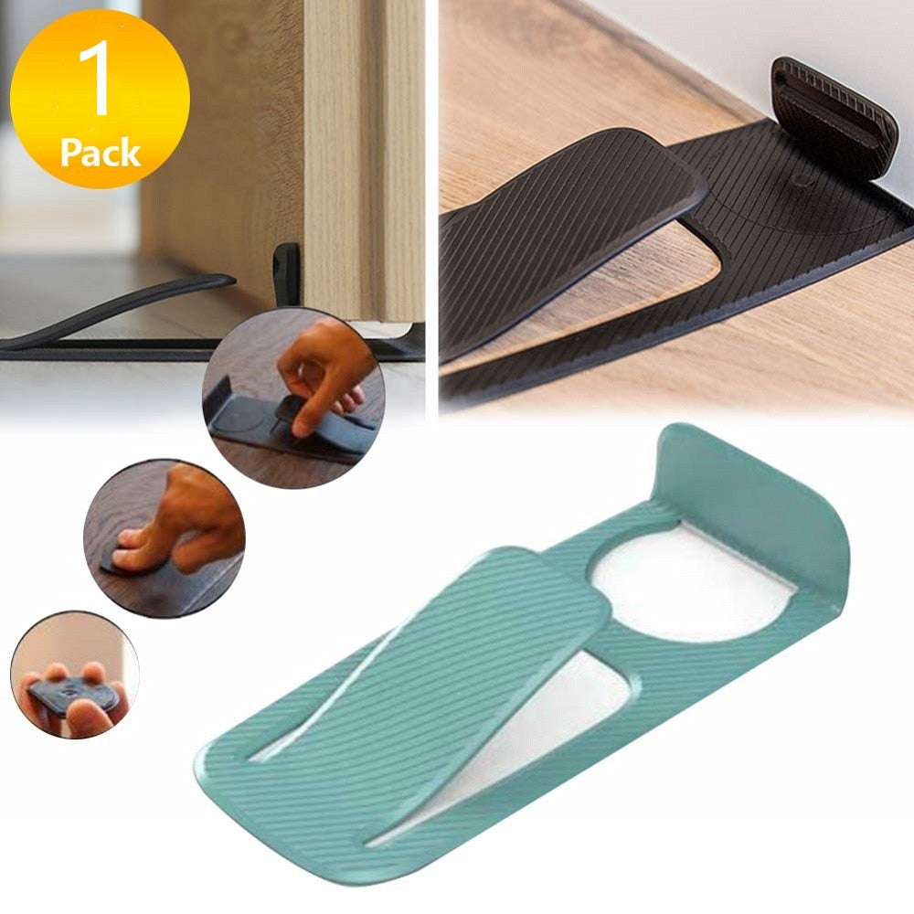 No-Drill Safety Door Stopper – Anti-Slam & Anti-Pinch Door Holder