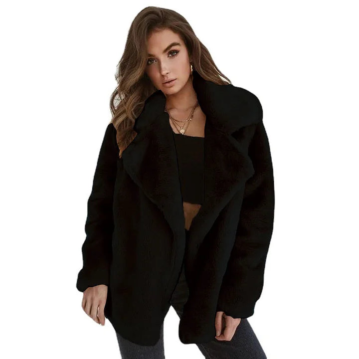 Women’s Plush Wool-Lined Fleece Jacket