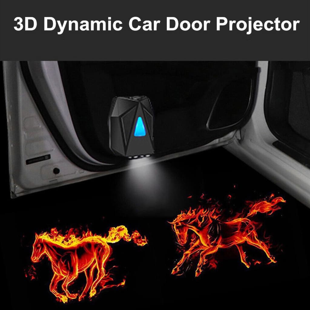 Animated Car Door Lights