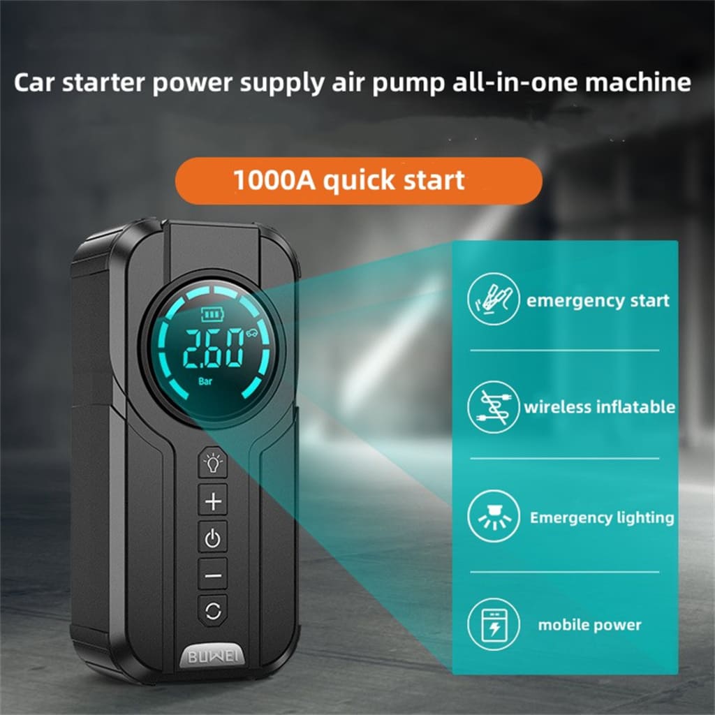 Démarreur autonome avec compresseur d'air