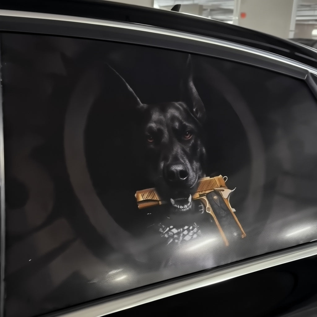Tier-Autofensteraufkleber