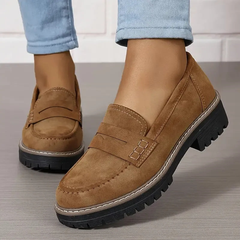 Women's Fashion Thick Sole Loafers
