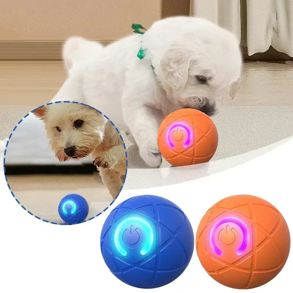 Interactive Pet Ball Toy for Cats & Dogs – Automatic & Remote-Controlled