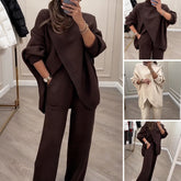 Women's 2-Piece Oversized Sweater & Pants Set🚀Free Shipping