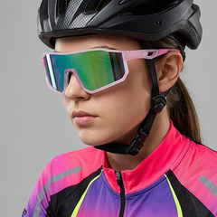 Polarized Sports Sunglasses for Men & Women – UV400 & Colorful Mirrored Lenses 🏃