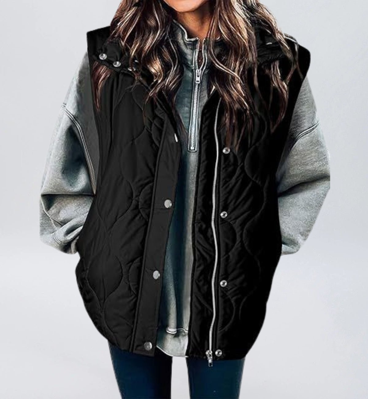 Women Cropped Puffer Vest Stand Collar Sleeveless Lightweight Quilted Vest