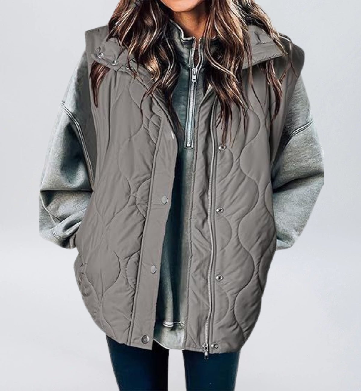 Women Cropped Puffer Vest Stand Collar Sleeveless Lightweight Quilted Vest
