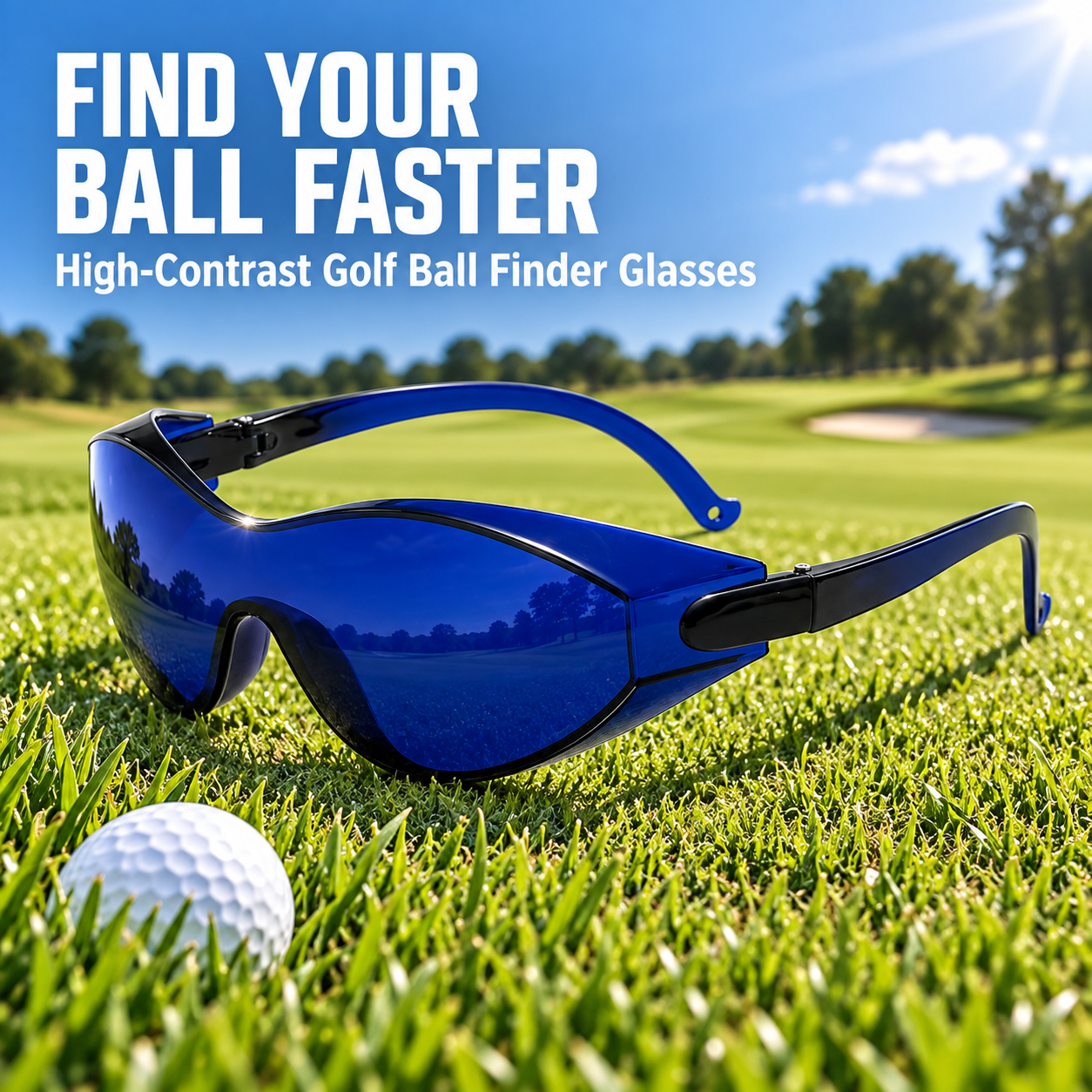 BallBright™ Golf Ball Finder Glasses – Spot Your Ball Faster