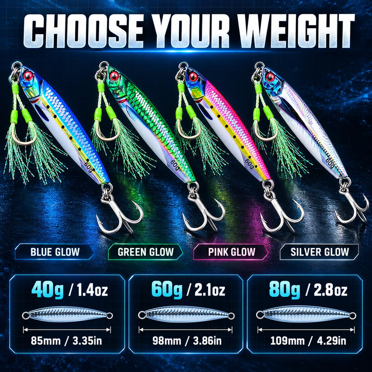 LumaBait 3D Glow Casting Jig