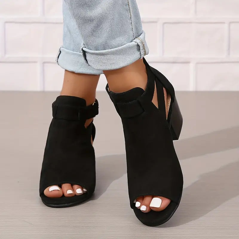 Women's Orthopaedic High Heel Leather Shoes