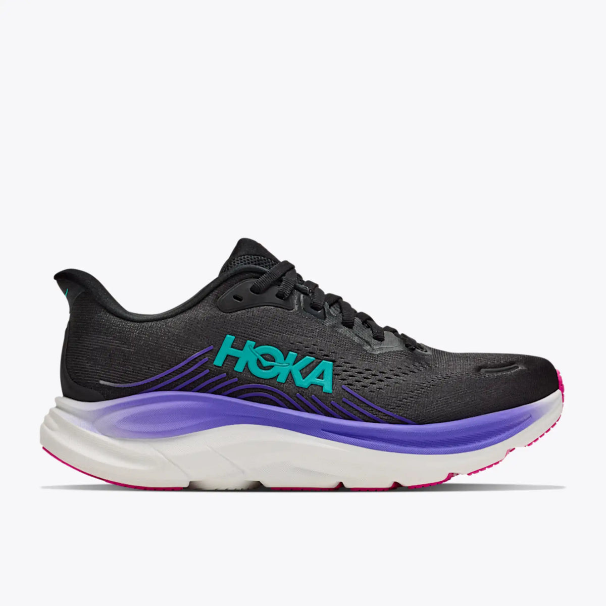 Women's Clifton 11-black / neon nebula