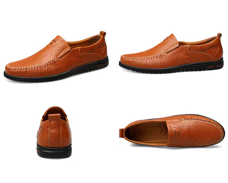 Men’s Genuine Cowhide Leather Comfort Loafers
