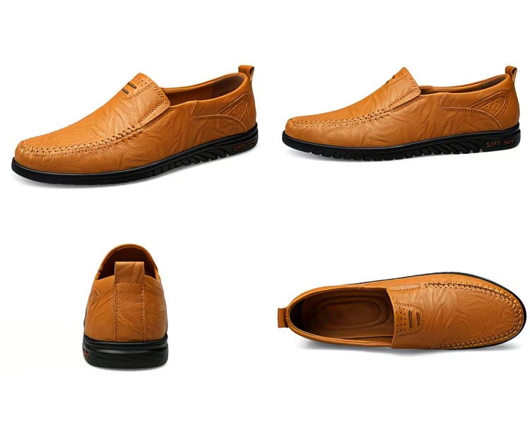 Men’s Genuine Cowhide Leather Comfort Loafers