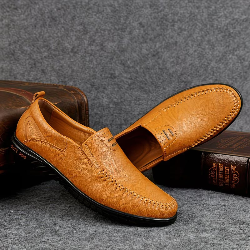 Men’s Genuine Cowhide Leather Comfort Loafers