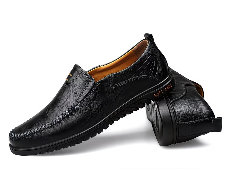 Men’s Genuine Cowhide Leather Comfort Loafers