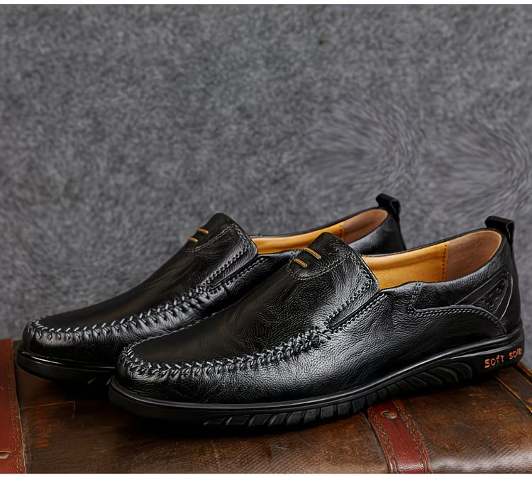 Men’s Genuine Cowhide Leather Comfort Loafers