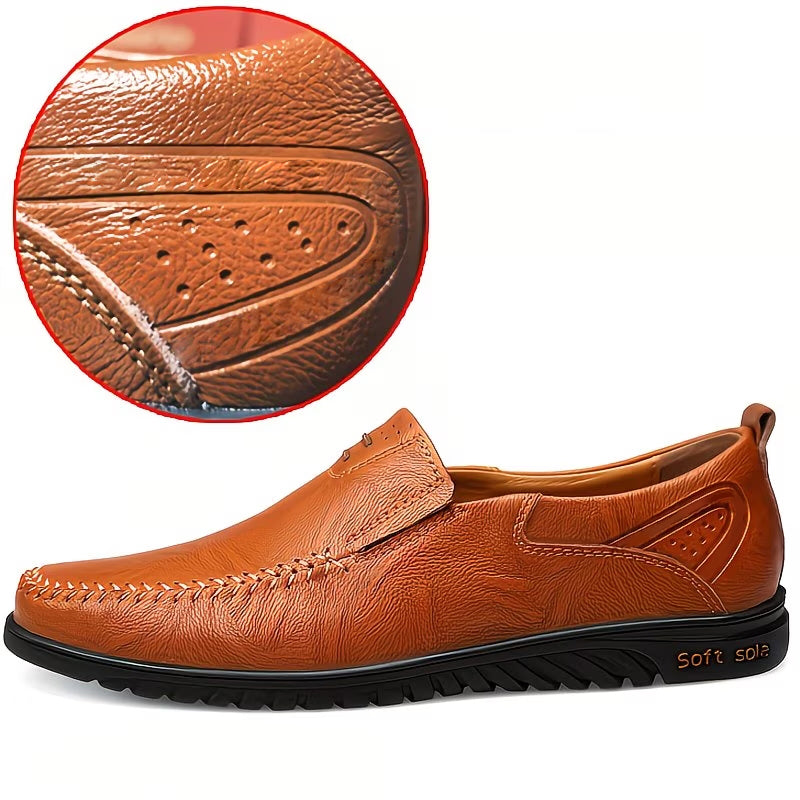 Men’s Genuine Cowhide Leather Comfort Loafers