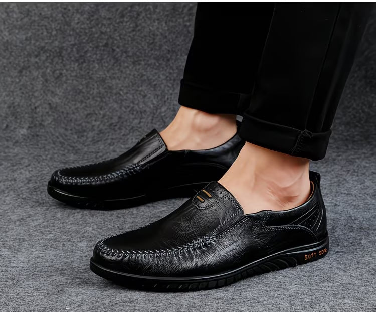 Men’s Genuine Cowhide Leather Comfort Loafers