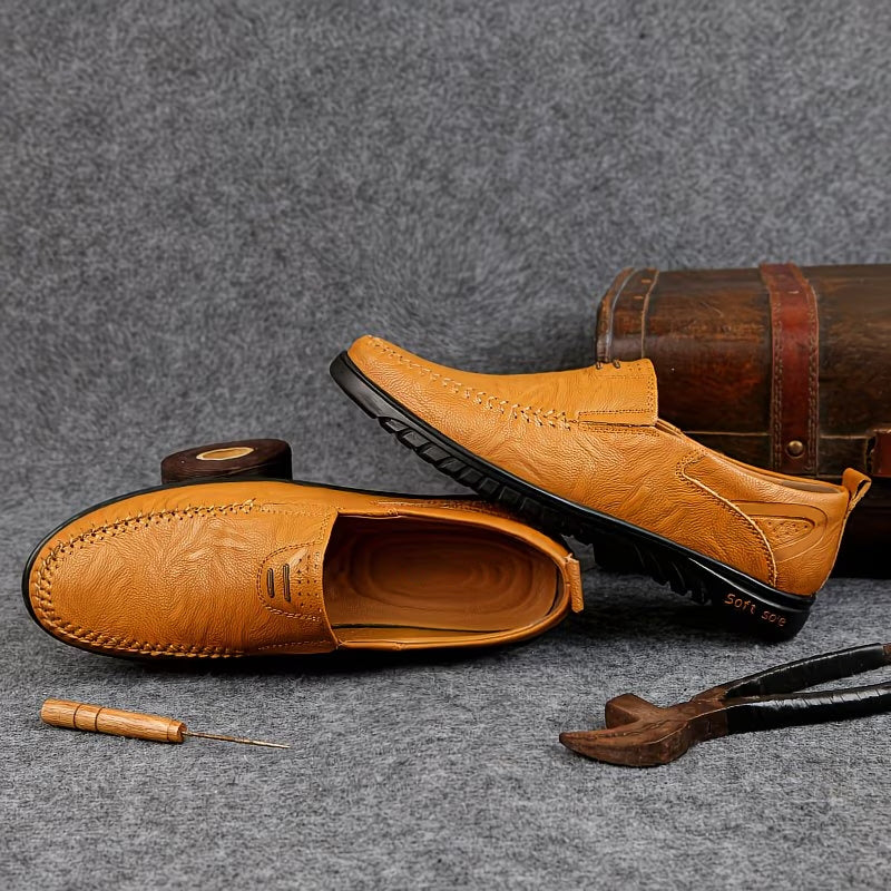 Men’s Genuine Cowhide Leather Comfort Loafers