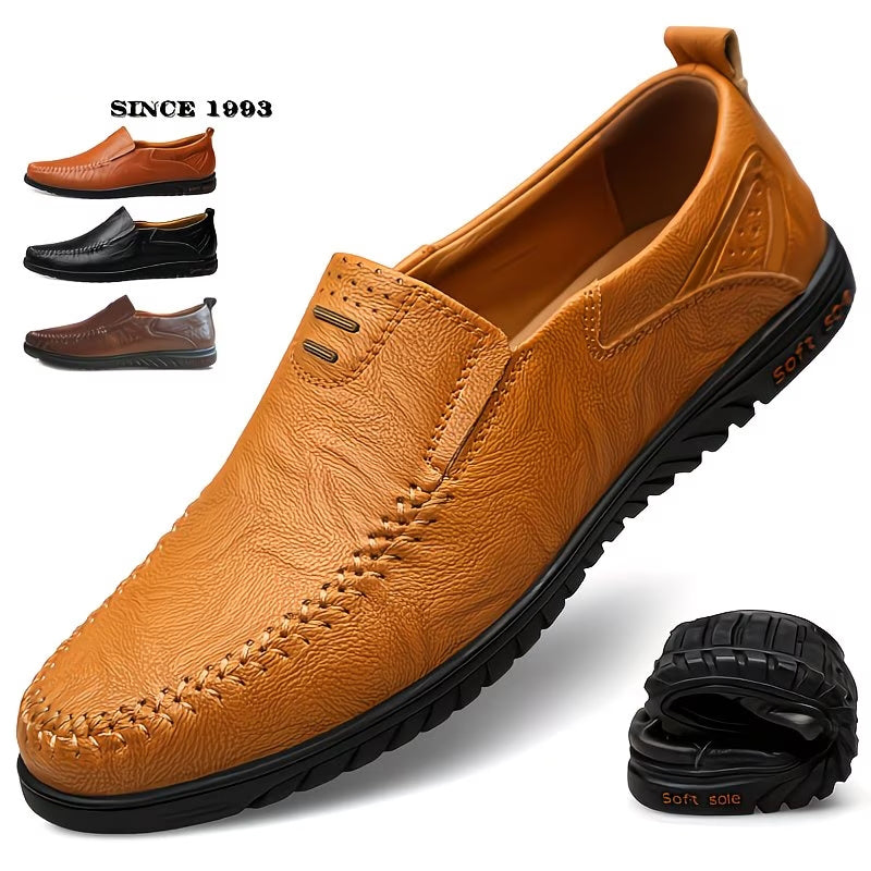 Men’s Genuine Cowhide Leather Comfort Loafers