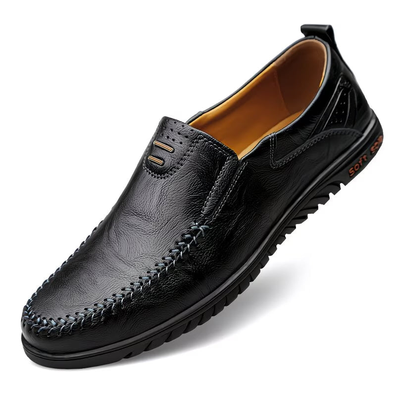 Men’s Genuine Cowhide Leather Comfort Loafers