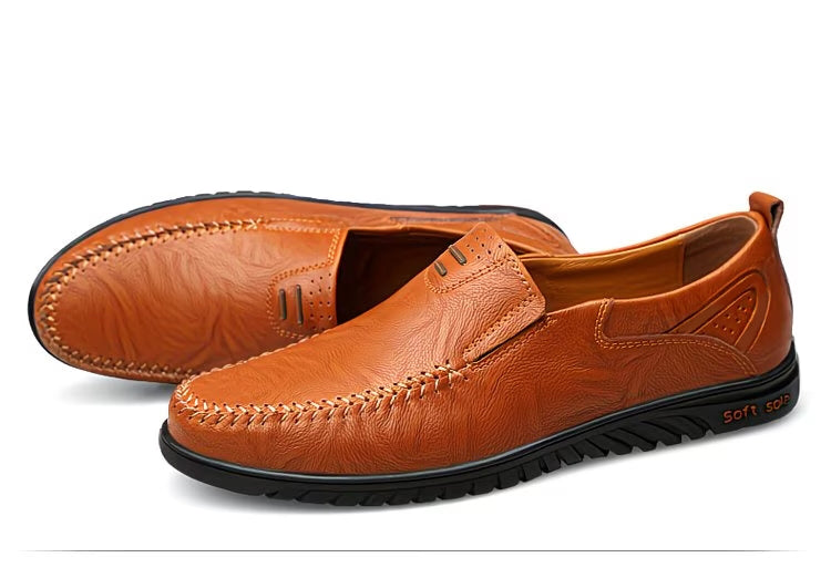 Men’s Genuine Cowhide Leather Comfort Loafers