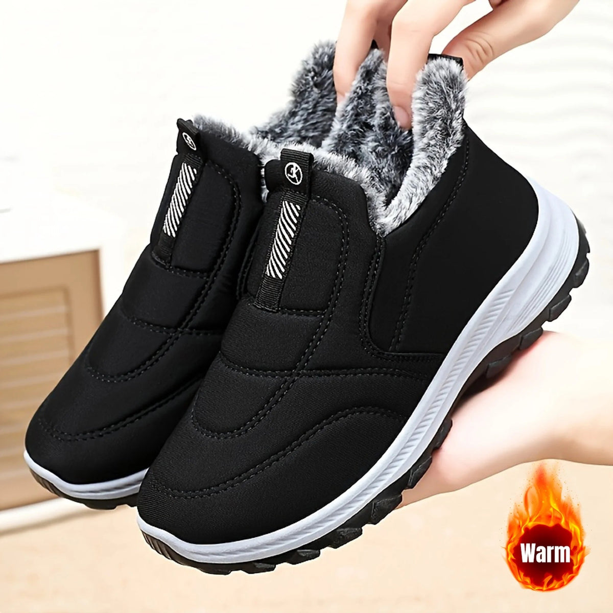 Women's Winter Comfortable Warm Non-Slip Orthopaedic Shoes