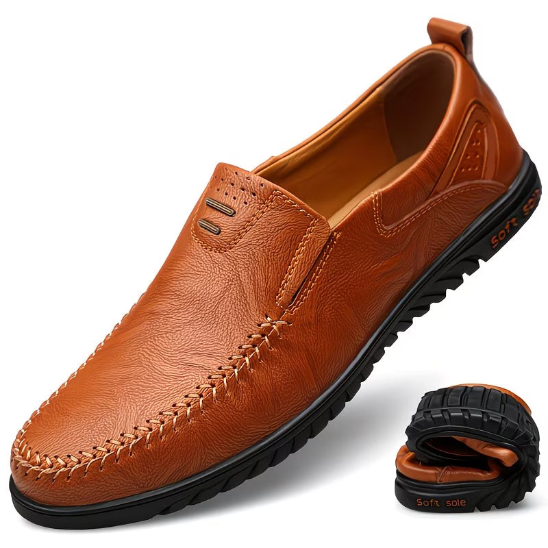 Men’s Genuine Cowhide Leather Comfort Loafers