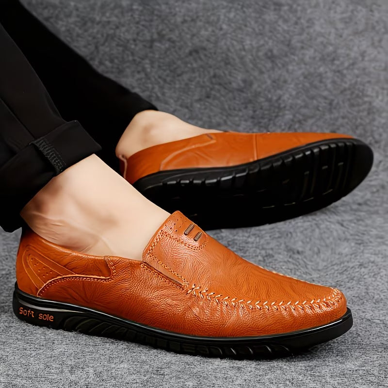 Men’s Genuine Cowhide Leather Comfort Loafers