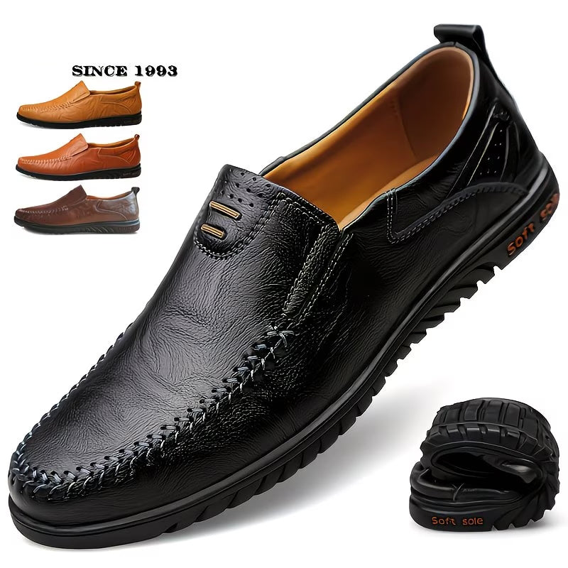 Men’s Genuine Cowhide Leather Comfort Loafers