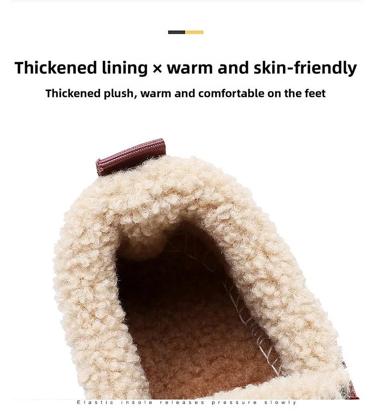 NEW FASHION WOMEN'S WARM PLUS VELVET THICK COTTON SHOES WINTER BOOTS