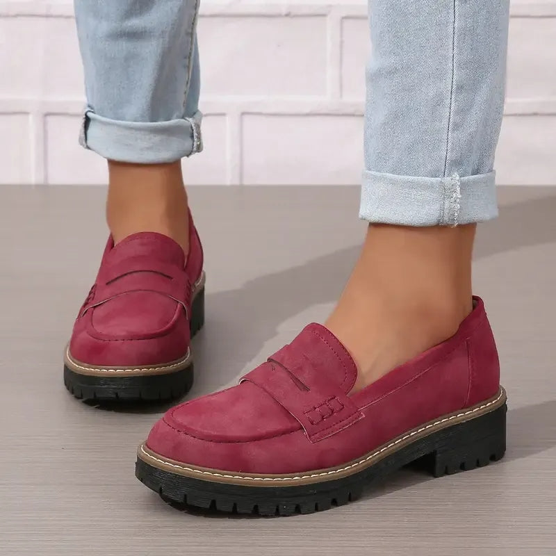 Women's Fashion Thick Sole Loafers