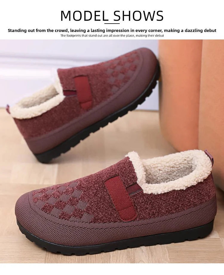 NEW FASHION WOMEN'S WARM PLUS VELVET THICK COTTON SHOES WINTER BOOTS