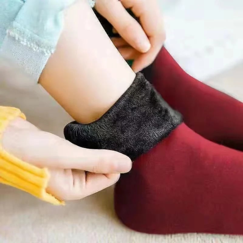 Damen-Thermo-Socken mit Fleecefutter – Kuschelige Wintersocken (5 Paar)