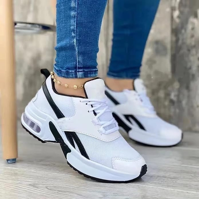 Orthopedic Air Cushion Walking Shoes for Women – Lightweight Comfort Sneakers