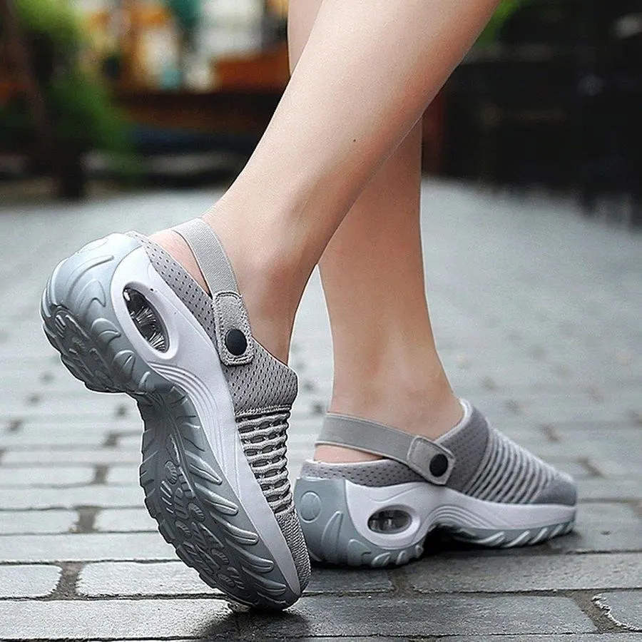 Velo-Step™ Air Cushion Pro | Chaussures de marche orthopédiques à embout large pour femmes