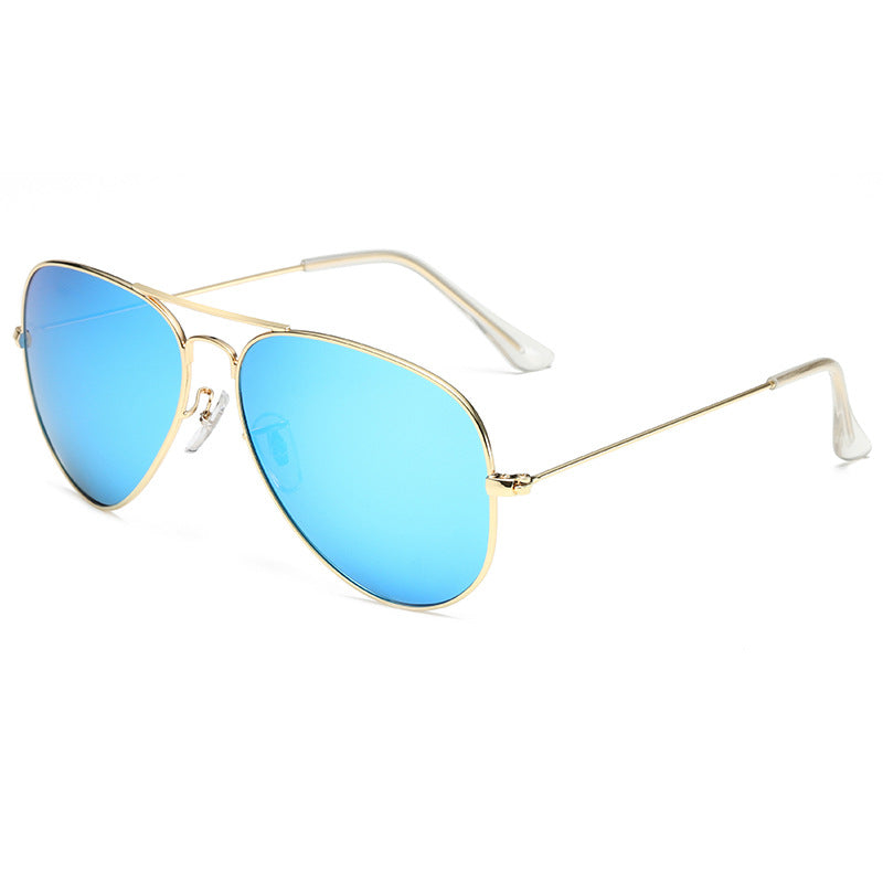 Klassische Pilotenbrille mit Glaslinsen
