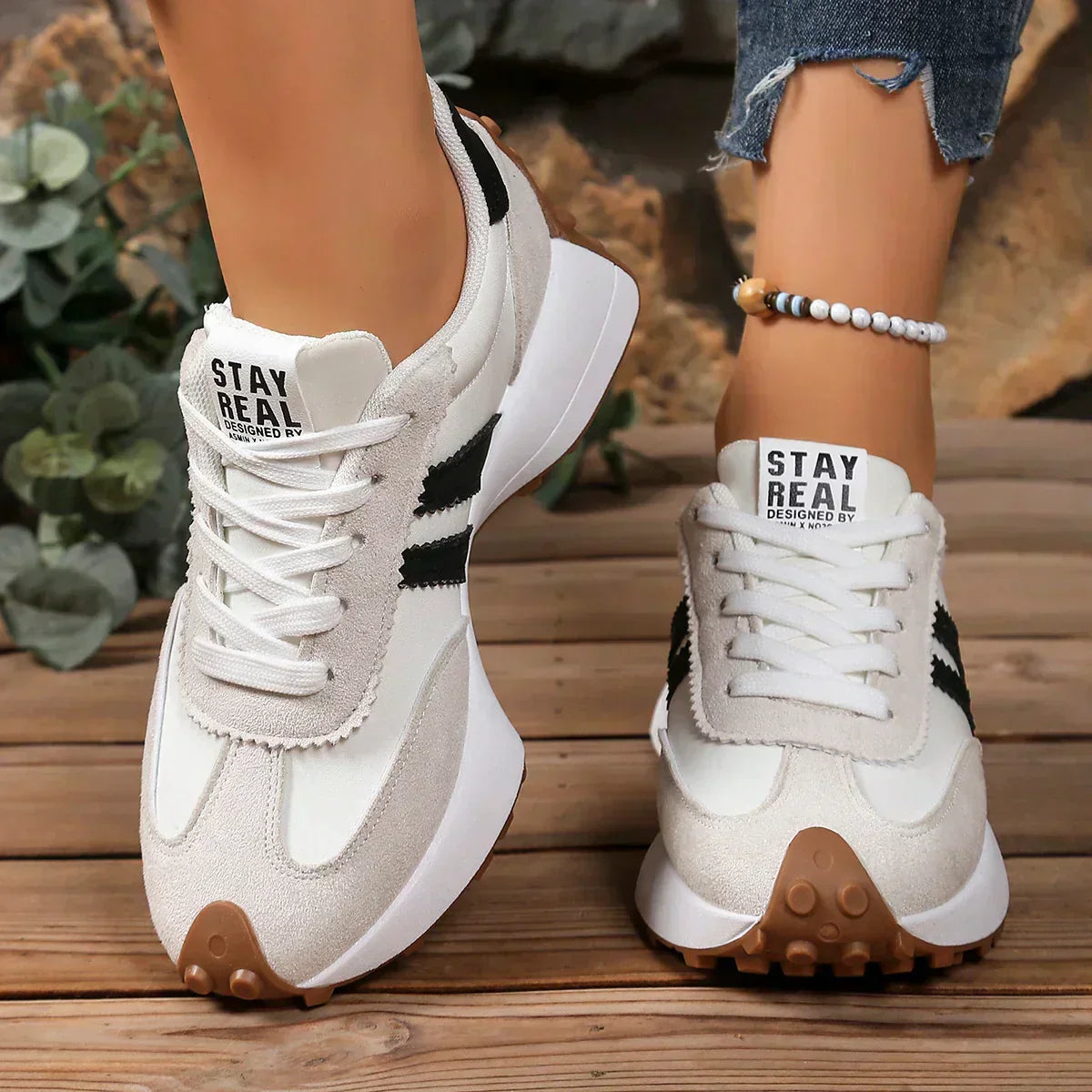 Stay-Real Sneakers | Retro style that goes with everything