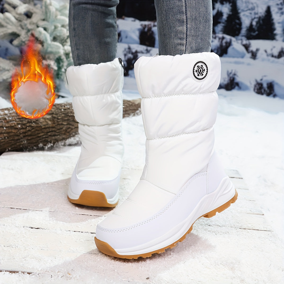 Women's High Quality Winter Mid-Calf Snow Boots