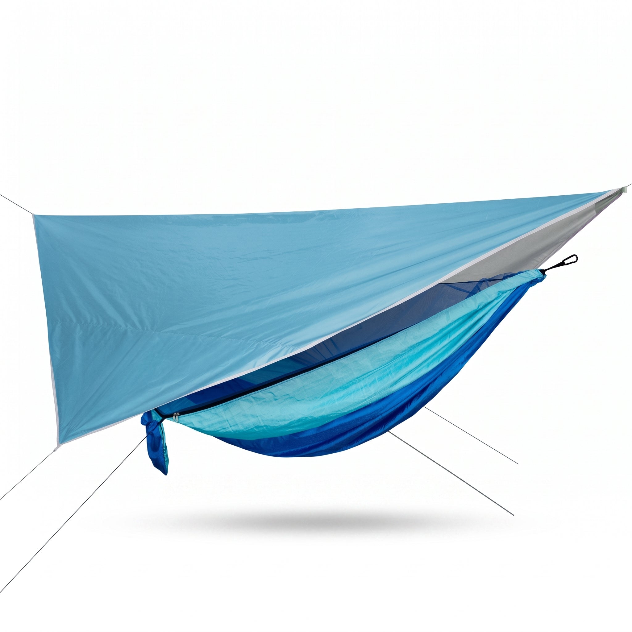 Ultralight Camping Hammock Tent with Mosquito Net & Rain Fly