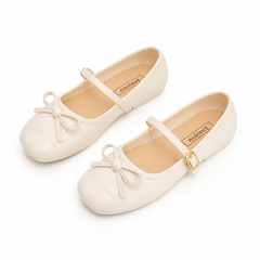 The Parisian Bow Mary Jane Flats