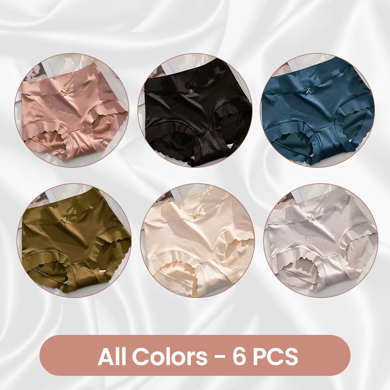 Women's High-Waisted No-Show Panties – Silky-Soft Stretch Briefs