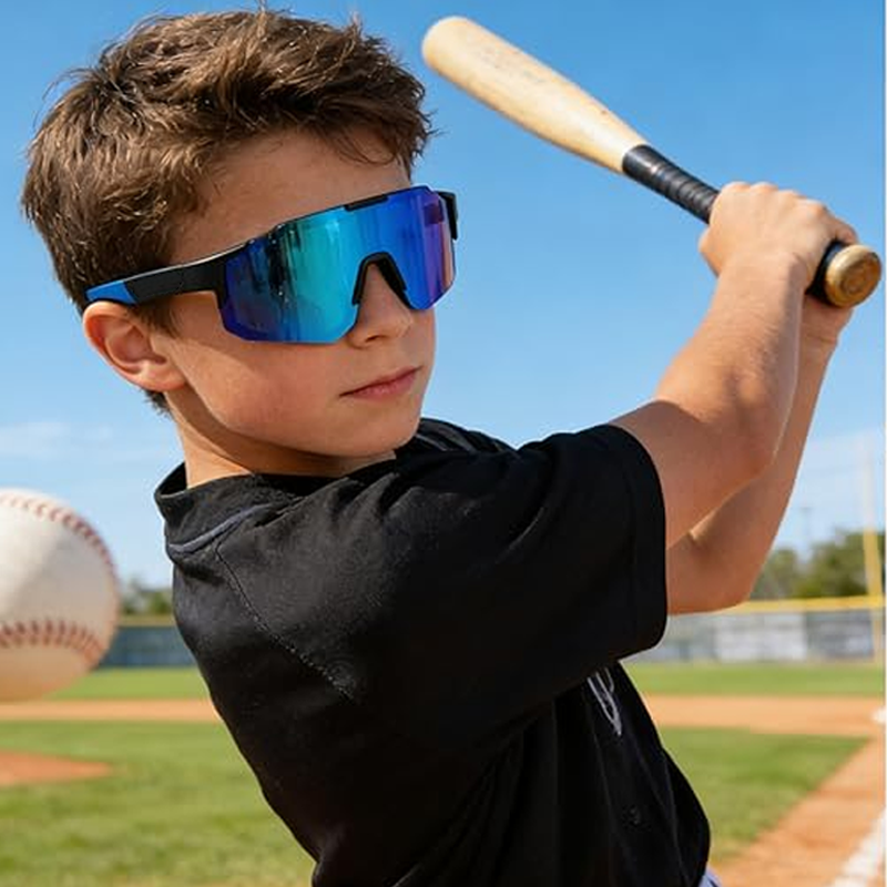 Polarized Sports Sunglasses for Men & Women – UV400 & Colorful Mirrored Lenses 🏃